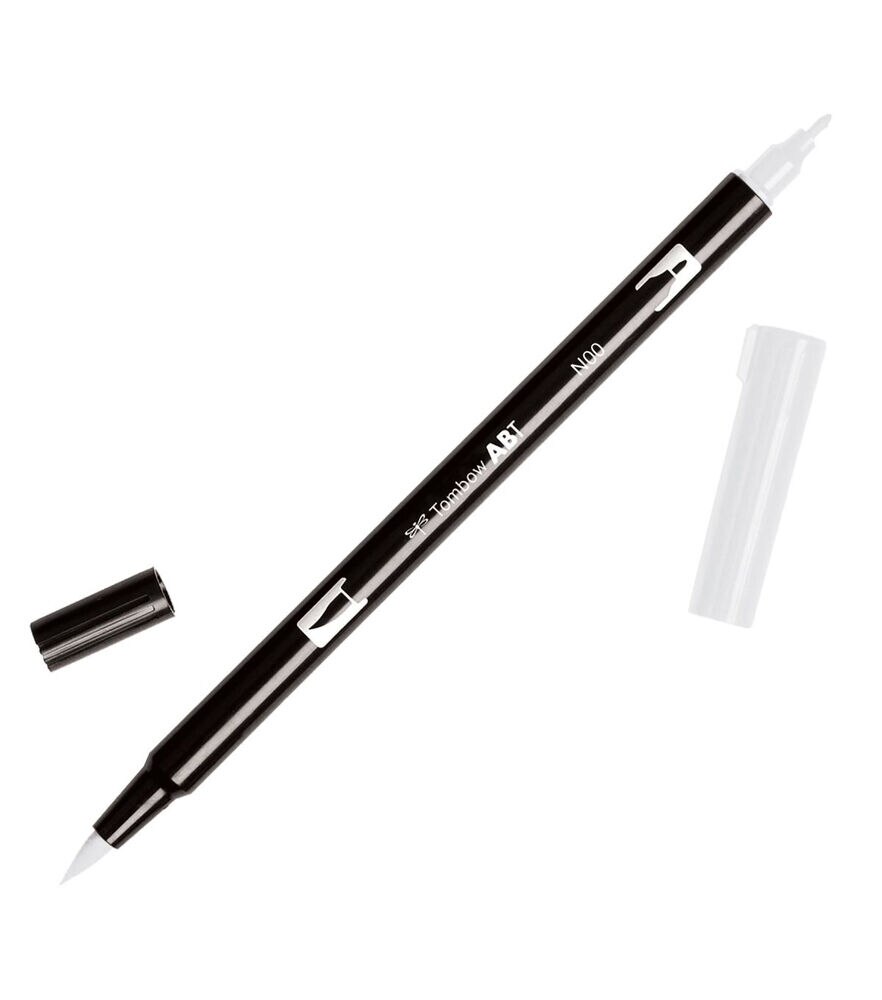 Tombow Dual Brush Pens, N00 Colorless Blender, swatch, image 1