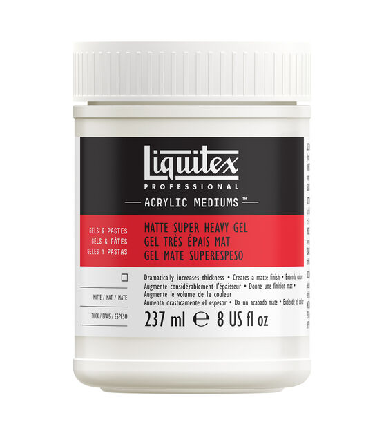 Liquitex 8 oz Matte Super Heavy Acrylic Gel Medium