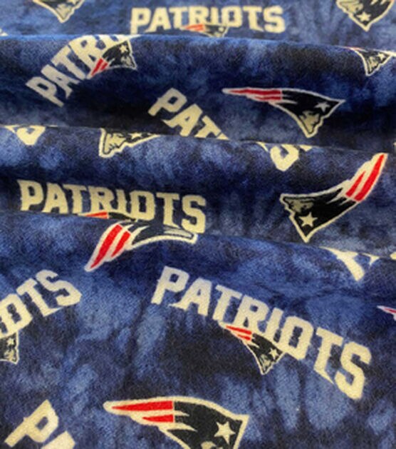 Fabric Traditions NFL New England Patriots Tie Dye Flannel, , hi-res, image 3