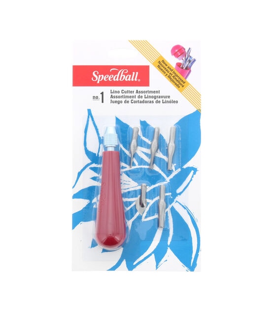 Speedball Lino Cutter Assortment No. 1. with Handle