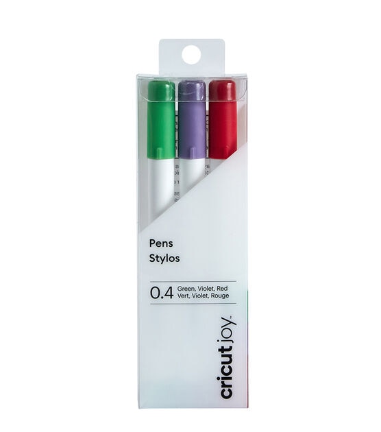 Cricut Joy 0.4mm Green & Violet Fine Point Pens 3ct