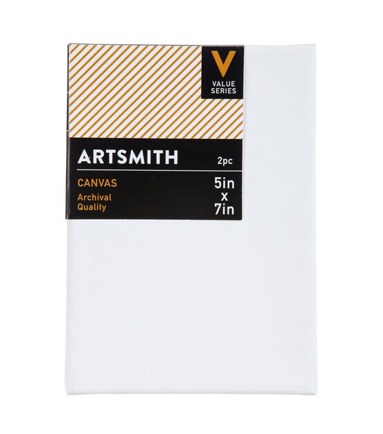 5" x 7" Value Cotton Canvas 2pk by Artsmith, , hi-res, image 3