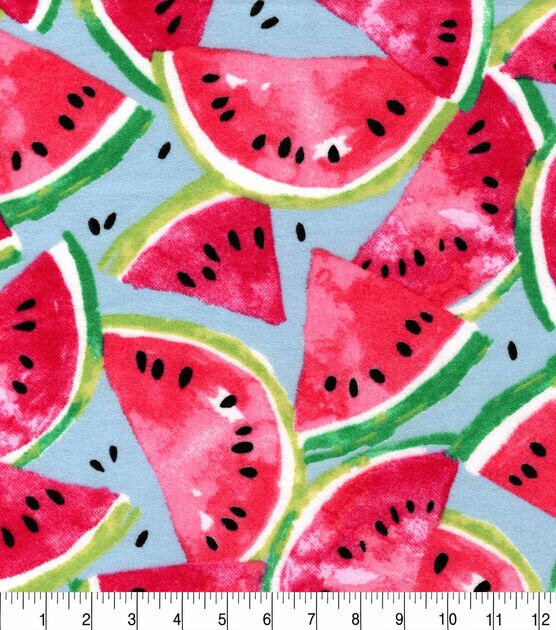 Watermelon Super Snuggle Flannel Fabric, , hi-res, image 2