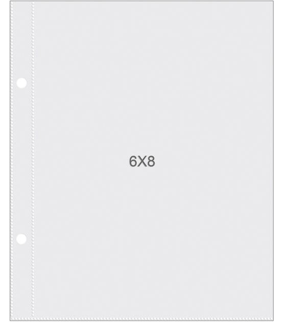 Sn@p! Pocket Pages For 6"X8" Binders 10 Pkg (1) 6"X8" Pocket