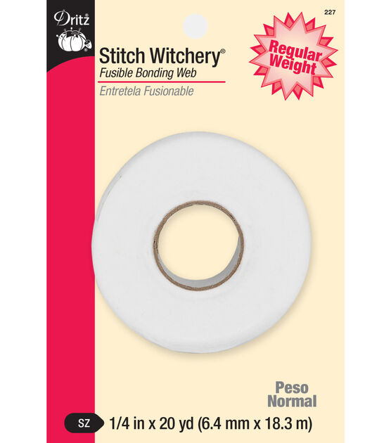 4000-D HTC Puntada Witchery Web Fusible-Blanco 20/"X40yd