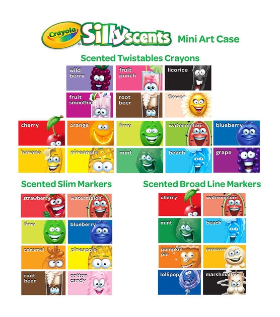 Crayola 52ct Silly Scents Inspiration Art Case Kit, , hi-res, image 16