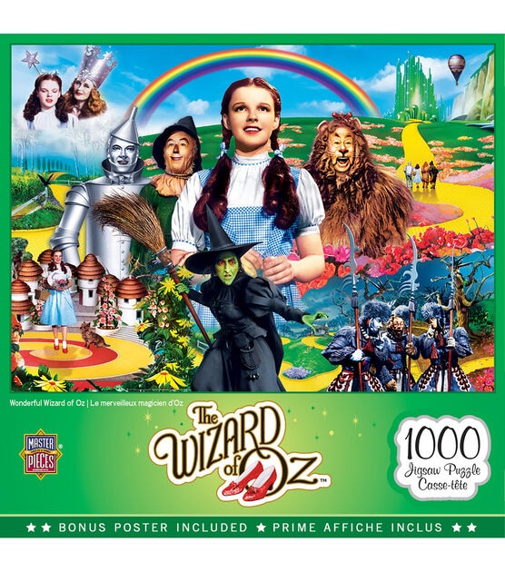 MasterPieces 19" x 27" Wonderful Wizard of Oz Jigsaw Puzzle 1000pc