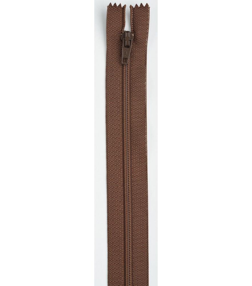 Coats & Clark All Purpose Plastic Zipper 14", London Tan, swatch