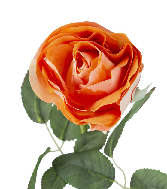 30.5" Orange Real Touch Rose Stem by Bloom Room, , hi-res, image 2