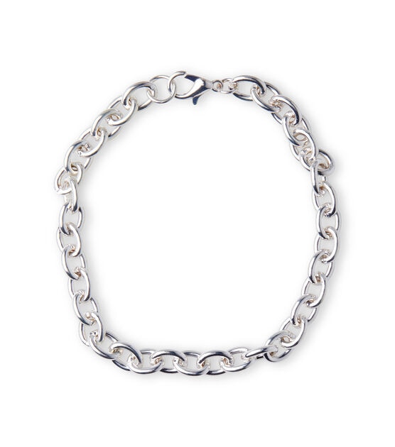 7" Silver Metal Charm Bracelet by hildie & jo, , hi-res, image 2