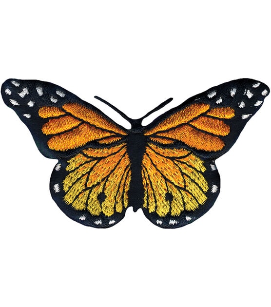 Wrights Iron-On Appliques -Monarch Butterfly 3X1-3/4 1/Pkg