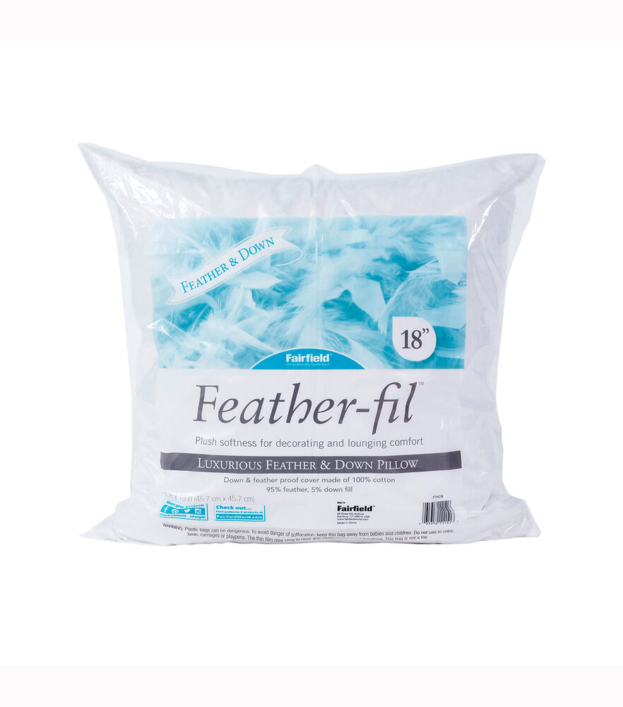 Fairfield Feather Fil 18''x18'' Pillow - Case of 6, "18""x18"" Case Of 6", swatch