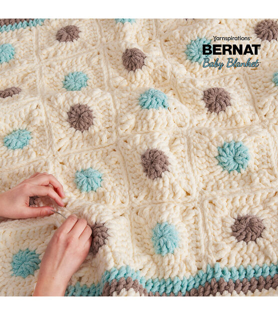 Bernat Baby Blanket 220yds Super Bulky Polyester Variegated Yarn, , hi-res, image 4
