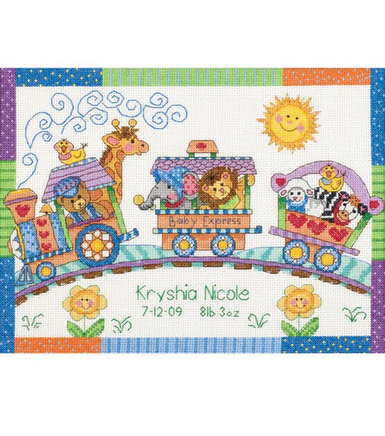 Best baby cross stitch patterns and kits - Gathered