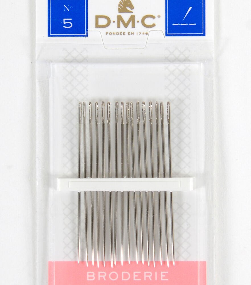 DMC Embroidery Hand Needles Size 5/10, Size 5 15/pkg, swatch