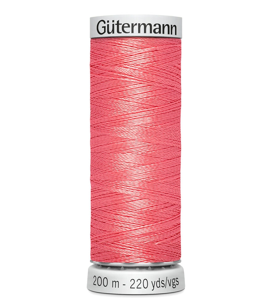 Gutermann 200M Dekor Thread, 4865 Shrimp, swatch