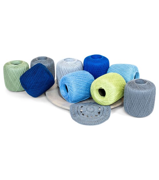 Aunt Lydia's Crochet Thread Size 10 100% Mercerized -   Crochet thread  size 10, Thread crochet, Knitting needles sizes