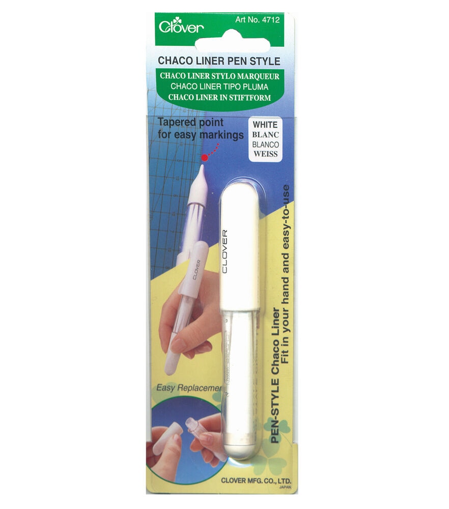 Clover Pen Style Chaco Liner, White, swatch