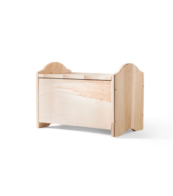 17" Wood Toy Chest Box by Park Lane, , hi-res, image 2