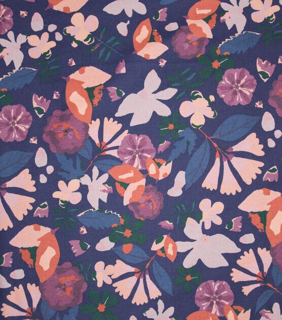 Super Snuggle Watercolor Floral Flannel Fabric, , hi-res, image 2