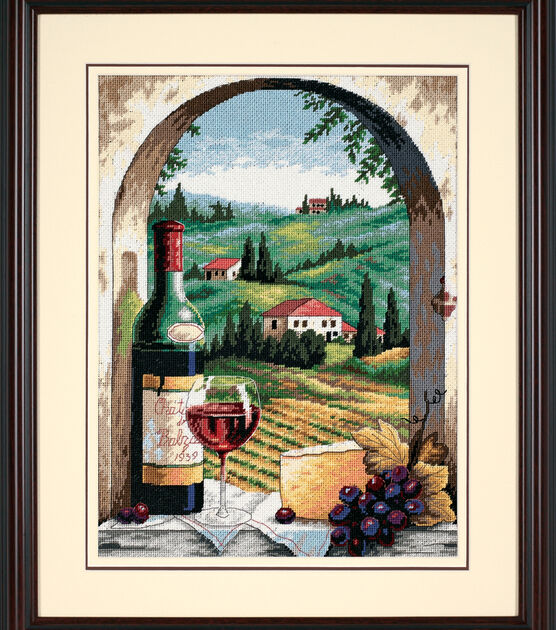 Dimensions 12" x 16" Tuscan View Needlepoint Kit