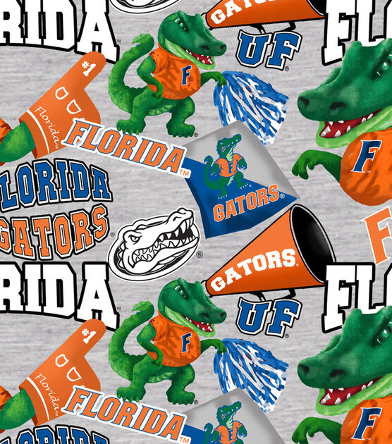 University of Florida Gators Cotton Fabric Collegiate Mascot
