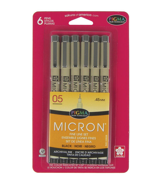 Pigma Micron 05 Pen .45mm Black