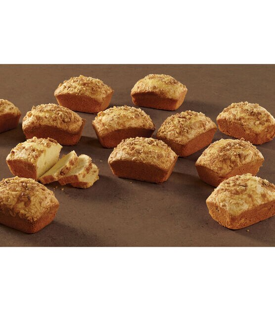 Wilton 191002369 Perfect Results Steel 18-Compartment Premium Non-Stick  Mini Loaf Pan - 3 3/4 x 2 1/4 x 1 1/4 Cavities