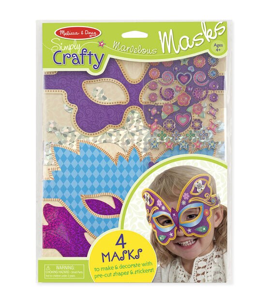 Melissa & Doug Simply Crafty Marvelous Masks Kit