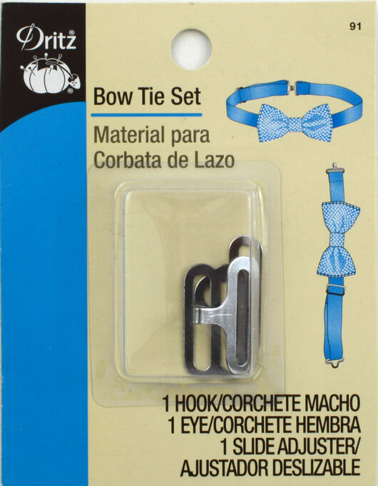 Dritz Bow Tie Set, 1 Set, Nickel