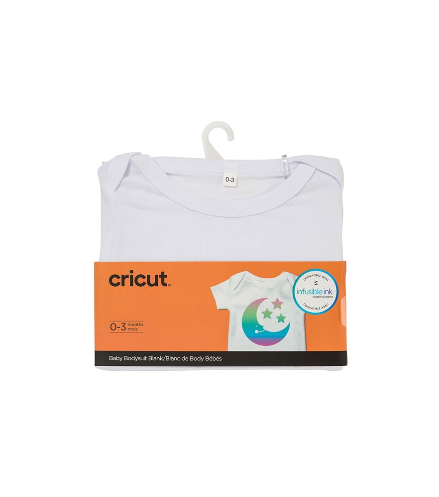 Cricut White Infusible Ink Baby Bodysuit Blank, 0-3 Months, swatch