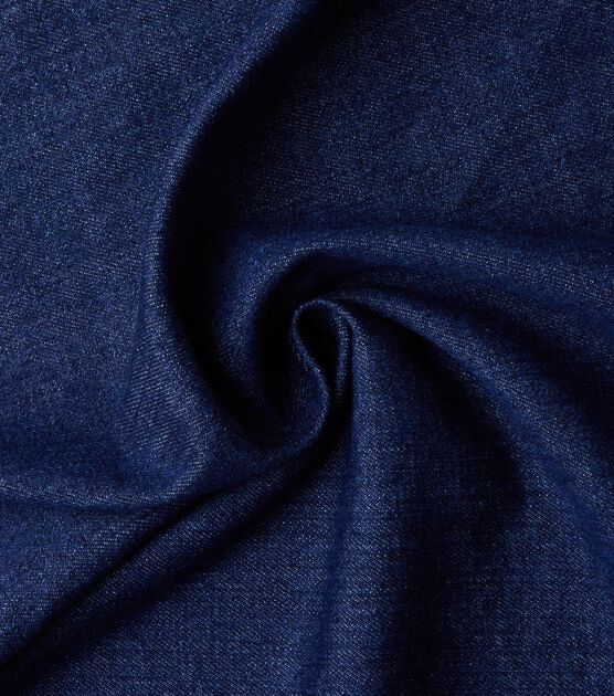 Lucky Brand 12oz Blue Textured Denim Fabric, , hi-res, image 3
