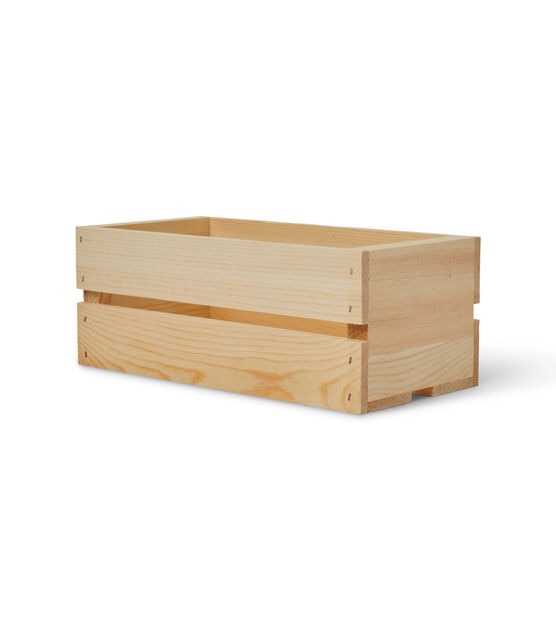 11" Wood Crate by Park Lane, , hi-res, image 2