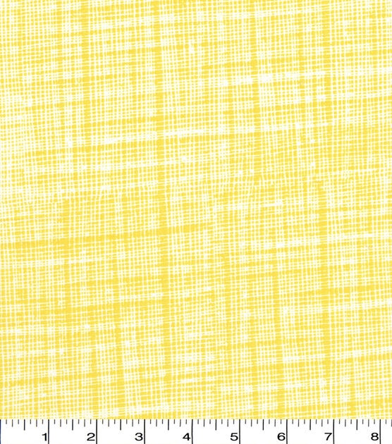 Screen Blender on Yellow Quilt Cotton Fabric by Quilter's Showcase, , hi-res, image 2