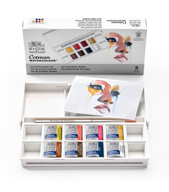 Winsor & Newton Cotman Watercolor Set 8 Colors