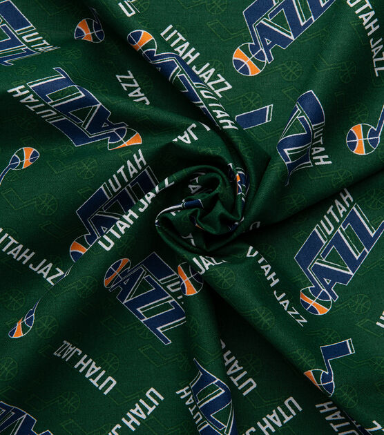 Utah Jazz Cotton Fabric Logo Toss, , hi-res, image 5