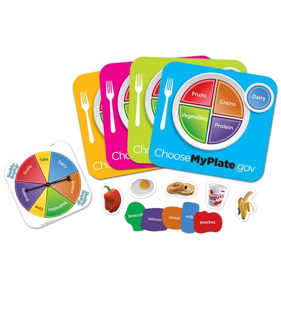 Learning Resources 55ct Healthy Helpings MyPlate Game
