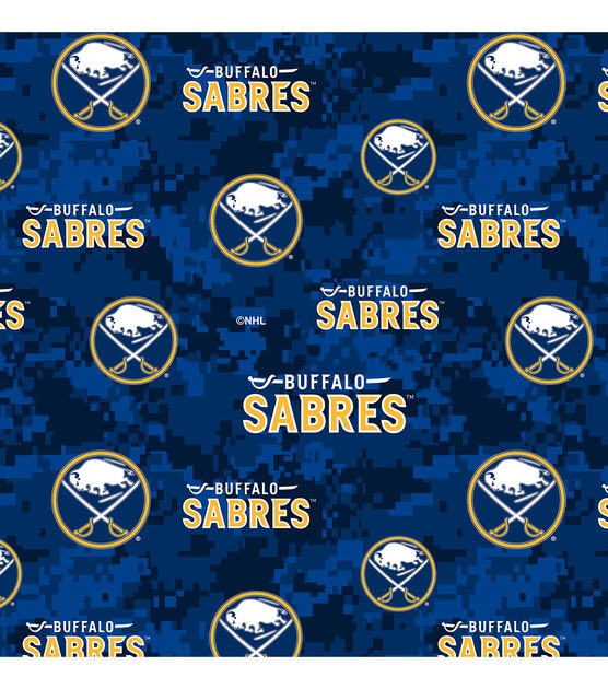 NHL Cotton Fabric  Buffalo Sabres quilting Fabric