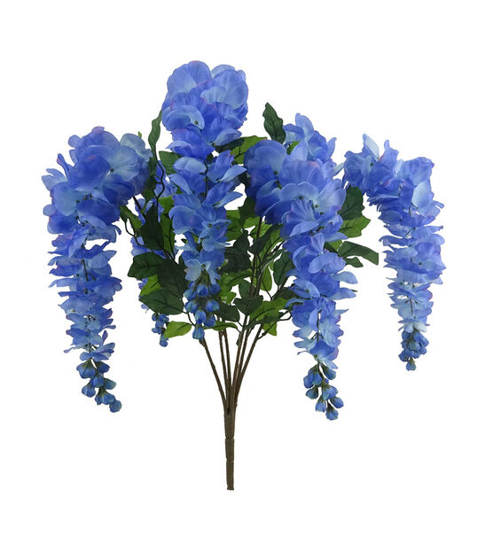 23" Blue Wisteria Bush by Bloom Room
