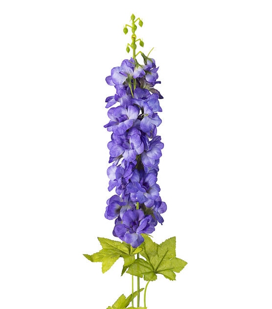 34.5" Purple Delphinium Stem by Bloom Room, , hi-res, image 2