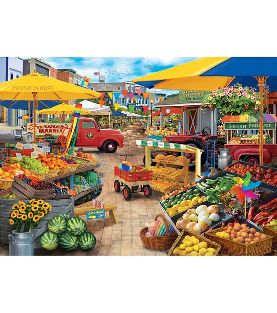 MasterPieces 19" x 27" Market Square Jigsaw Puzzle 1000pc, , hi-res, image 2