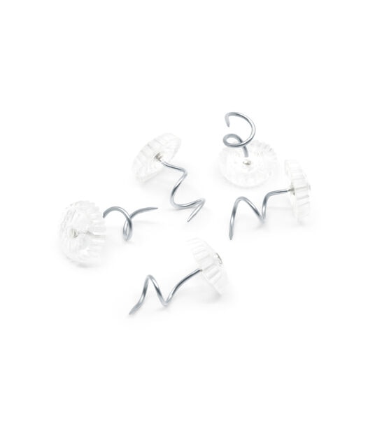 Dritz Home Twist Pins with Clear Heads, 30 pc, , hi-res, image 4