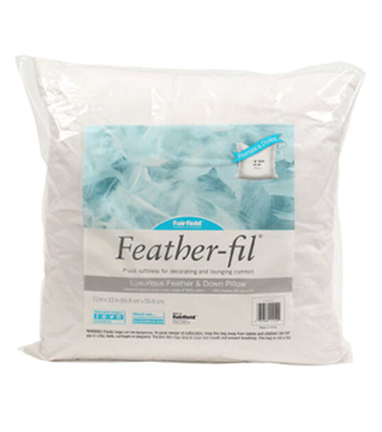 Fairfield Feather fil 22''x22'' Pillow, , hi-res, image 1