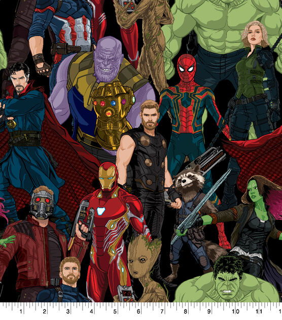 Marvel Avengers Infinity War Cotton Fabric