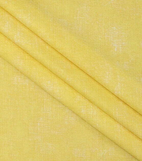 Yellow Distressed Quilt Cotton Fabric by Keepsake Calico, , hi-res, image 2