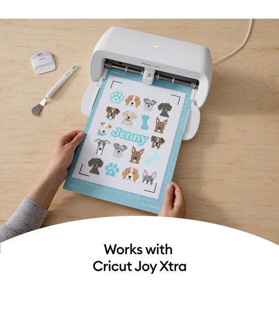 Cricut Joy & Digital Content Library (30 Images) - Vinyl Starter Bundle -  Includes 5-Piece Tool Set, Transfer Tape, Standard Grip Mats, & Permanent