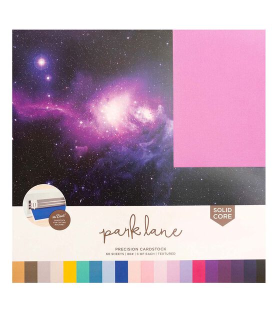 60 Sheet 12" x 12" Celestial Precision Cardstock Paper Pack by Park Lane