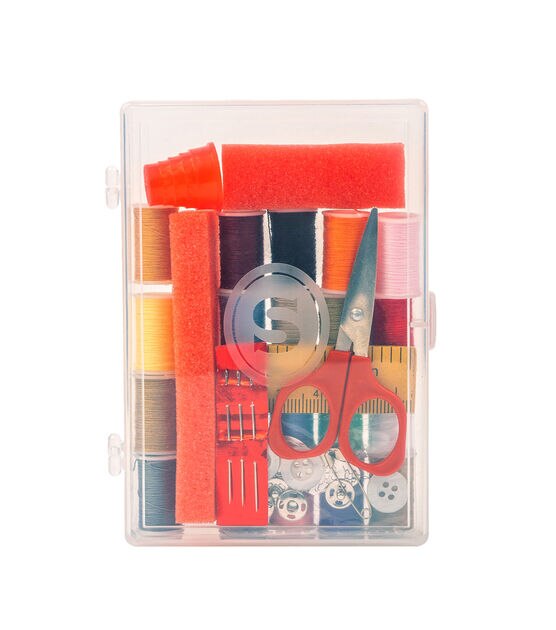 SINGER Fly Friendly Travel Sewing Kit with Storage Case, 34 pcs, , hi-res, image 2