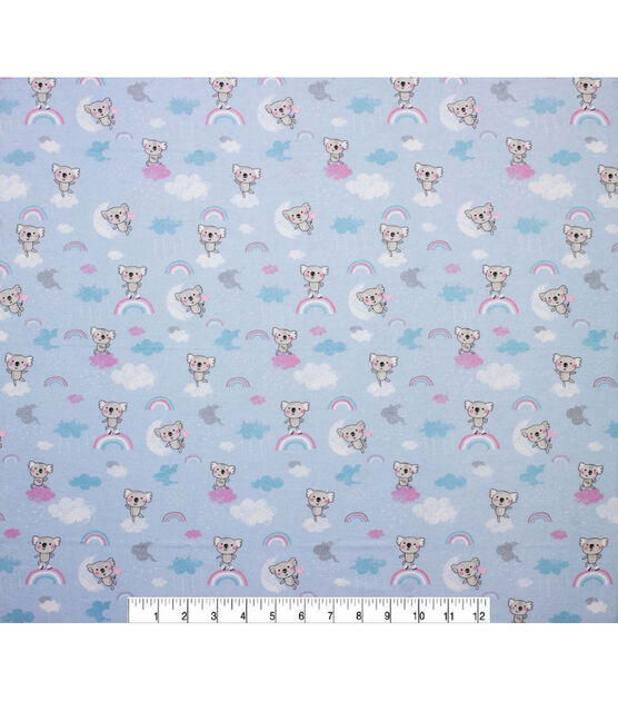 Koalas in Clouds Super Snuggle Flannel Fabric, , hi-res, image 2