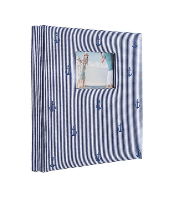 12" x 12" Blue Anchors Scrapbook Album by Park Lane, , hi-res, image 4